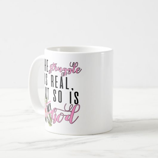 Mug La lutte est vraie (Devant gauche)