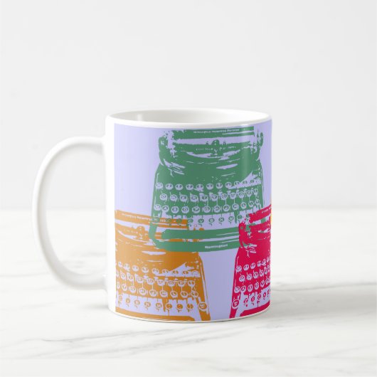 Mug la machine à écrire - multi-mug (Gauche)