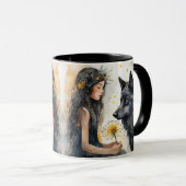 Mug La magie de la nature : les secrets du loup noir (Devant droit)