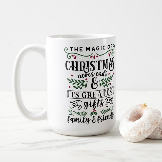 Mug La magie de Noël... (Avec donut)