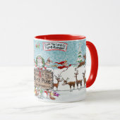 Mug La magie de Noël au pôle Nord (Devant droit)