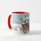 Mug La magie de Noël au pôle Nord (Devant gauche)