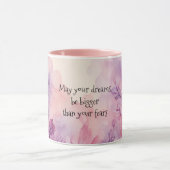 Mug La magie des fleurs dans les tons violet et rose (Centre)