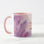 Mug La magie des fleurs dans les tons violet et rose (Gauche)