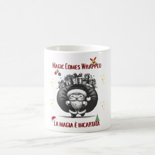 Mug La magie est emballée – Création de Noël bilingue