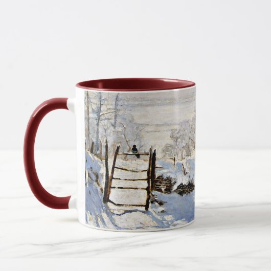 Mug La Magpie, célèbre peinture de Monet (Gauche)