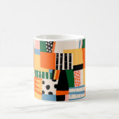 Mug La main a dessiné différentes formes. Abstrait con (Centre)