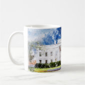 Mug La Maison Blanche à Washington DC Aquarelle (Gauche)