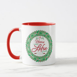 Mug La maison, c'est là où on fait du lefse !