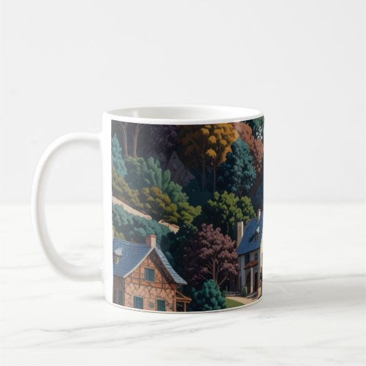Mug (La maison comme une photo) (Gauche)
