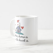 Mug La maison de Bubbie est où le coeur est (Devant gauche)