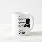 Mug La maison de l'Ohio est le coeur (Devant droit)