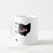Mug La maison de l'Ohio est le coeur (Devant gauche)