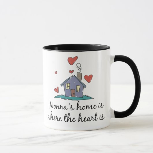 Mug La maison de Nonna est où le coeur est (Droite)