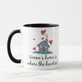 Mug La maison de Nonna est où le coeur est (Gauche)