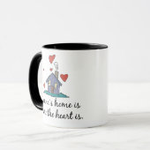 Mug La maison de Nonna est où le coeur est (Devant gauche)
