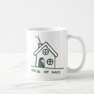 Mug la maison du hamster a édité le blanc dehors,