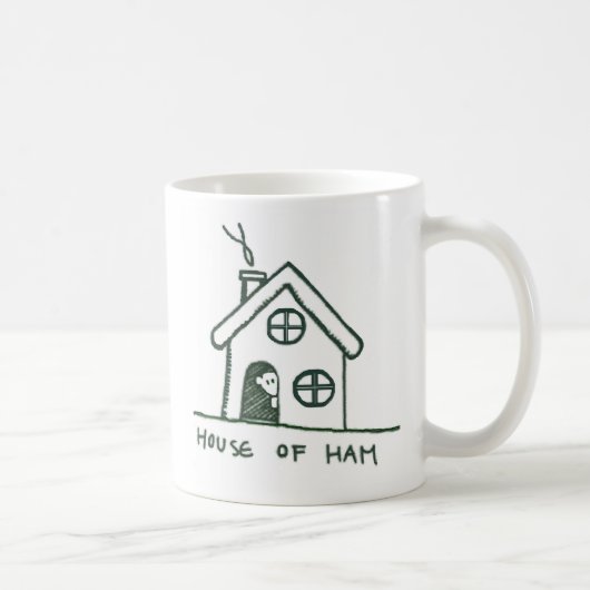 Mug la maison du hamster a édité le blanc dehors, (Droite)