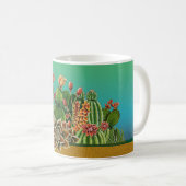 Mug La maison est là où se trouvent les cactus (Devant droit)