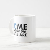 Mug La Maison Est Là Où Se Trouvent Les Vagues (Devant gauche)