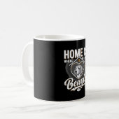 Mug La maison est où est mon Beagle_1 (Devant gauche)