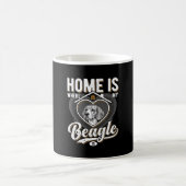 Mug La maison est où est mon Beagle_1 (Centre)