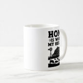 Mug La maison est où est mon troupeau (Devant droit)