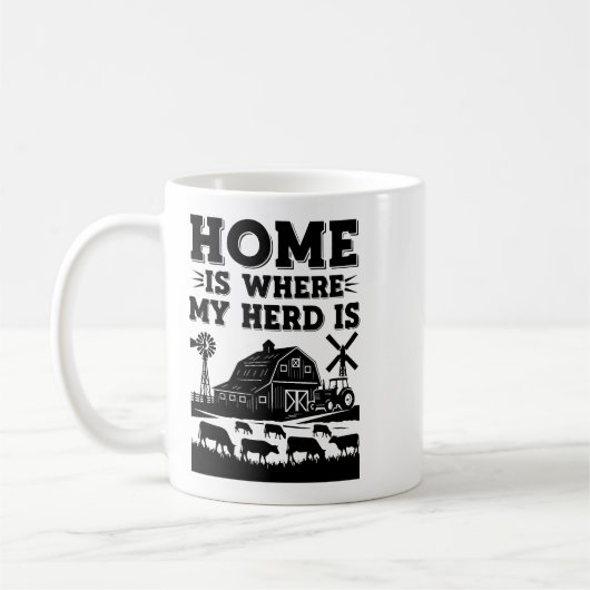 Mug La maison est où est mon troupeau (Gauche)