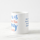 Mug La maison est où l'armée - aquarelle patriotique (Centre)