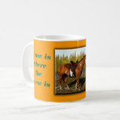 Mug La maison est où le cheval est (Devant gauche)