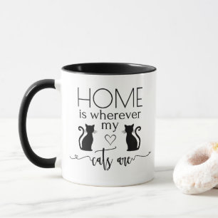 Mug La Maison Est Où Mes Chats Sont