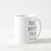 Mug La maison est où que vous soyez (Devant droit)