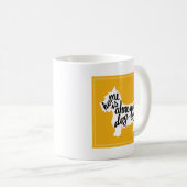 Mug La maison est où votre chien est (Devant droit)