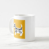 Mug La maison est où votre chien est (Devant gauche)