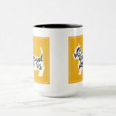 Mug La maison est où votre chien est (Centre)