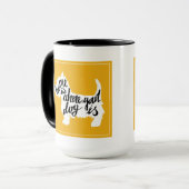Mug La maison est où votre chien est (Devant gauche)