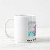 Mug La maison est où vous la faites ! (Gauche)