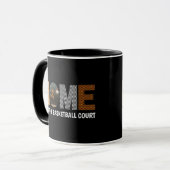 Mug La Maison Est Sur Le Basketball Court (Devant gauche)