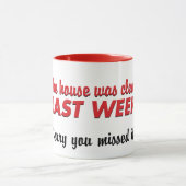 Mug La Maison Était De La Musique Propre (Centre)