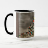Mug La maison n'est pas impressionnée (Gauche)