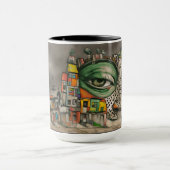 Mug La maison n'est pas impressionnée (Centre)