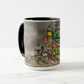 Mug La maison n'est pas impressionnée (Devant gauche)