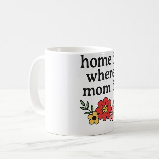 Mug La maison où maman est (Devant gauche)