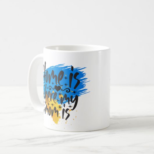 Mug La maison où maman est (Devant gauche)