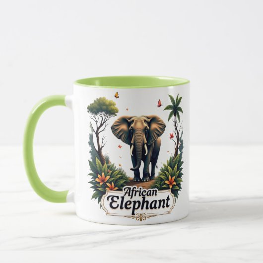 Mug La Majesté de la Jungle : Le royaume indompté de l (Gauche)