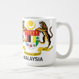 Mug La MALAISIE - emblème/drapeau/symbole/manteau des