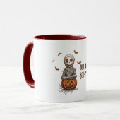 Mug La maman d'Halloween et les chauves-souris (Devant gauche)