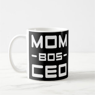 Mug La maman drôle de CEO de Bos de maman cite des