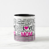 Mug La MAMAN est AMOUR, le jour de mère, (Centre)