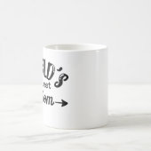 Mug La maman la plus folle du monde (Centre)
